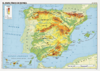 Mapa fisico de España